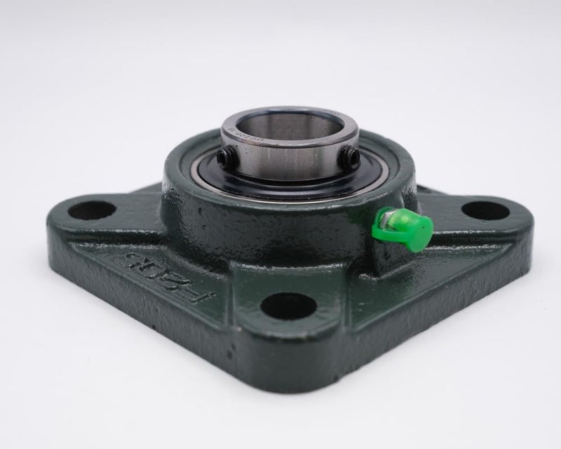 AMPEC UCF214 4-Bolt Square Flange Cast Iron Housing w/Set Screw Ball Bearing Shaft Size 70mm - Image 3